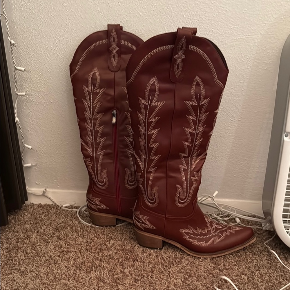 Brown Western Cowboy Boots